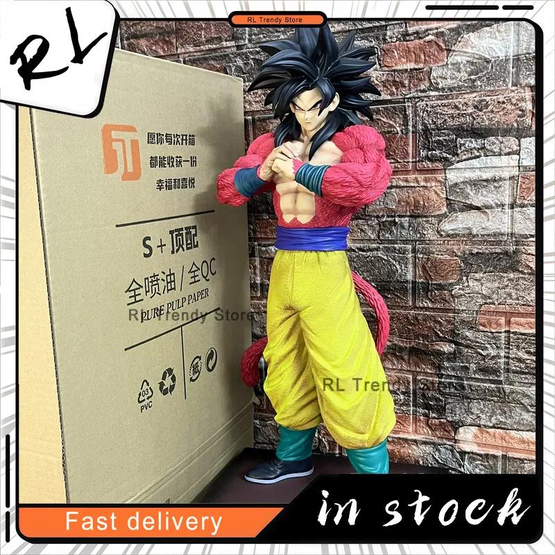 New 53cm 2%&Jt Studio Dragon Ball Anime Figures Ssj4 Son Goku Figures Super Saiyan 4 Goku Pvc Statue Collection Model Toys Gifts