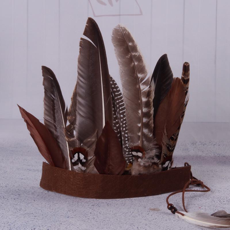 Native American Feather Headdresses: Versatile Styles for Children & Adults, Perfect for Festivals, Performances, and Costumes.