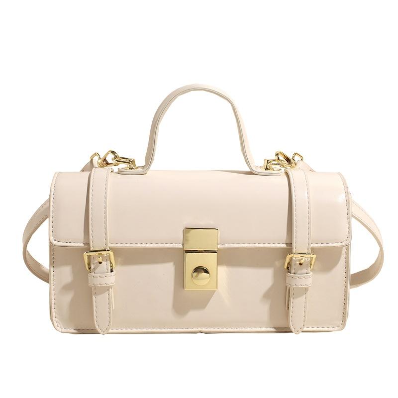 Retro Handbag Women's Shoulder Bag 2025 Spring New Simple Small Square Bag Versatile Messenger Bag