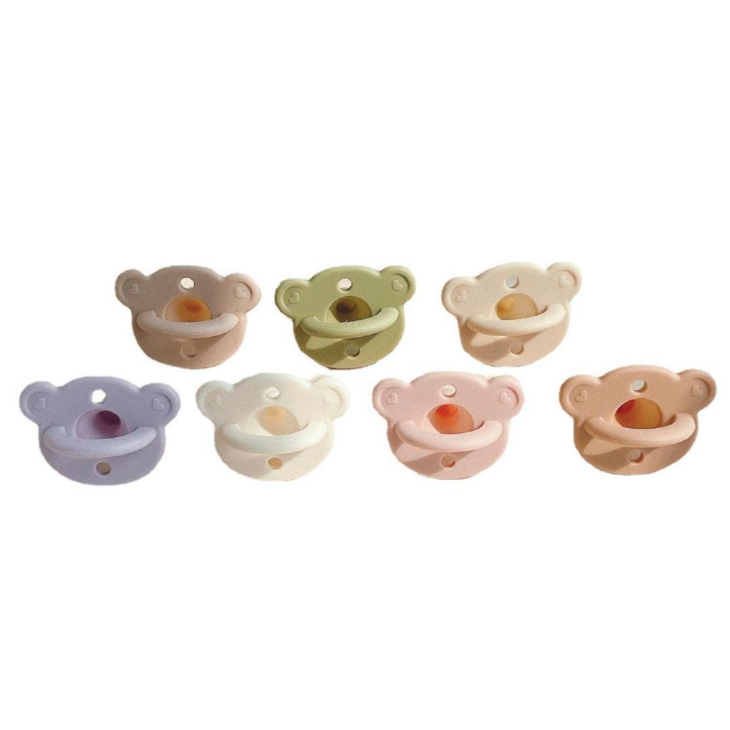 INS Newborn Ultra-Soft Silicone Pacifier, Anti-Colic, Sleep-Well Design for 0-6 Months