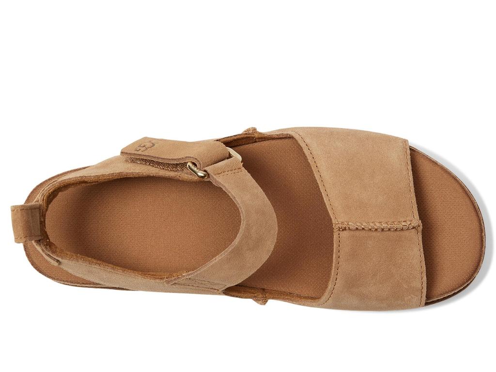 UGG Golden Star High Chestnut cm Women's Sandals, Suede, 25.0