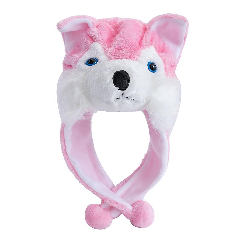 New Style Unisex Funny 3D Animal Style Decorative Hat Mischievous Couple Cap For Man Women Plush Winter Lovely Family Hat