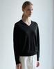Nutopeu Wholegarment Wool V-Neck Knit_Black