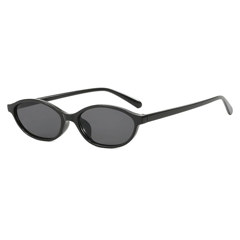 Superhot Eyewear 13409 Fashion 2024 Women Vintage Oval Cat Eye Narrow Travel Shades Sunglasses