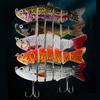 5 Pcs Multi Jointed Swimbait Fishing Lures Sea Fishing Tackle Roachs Lures