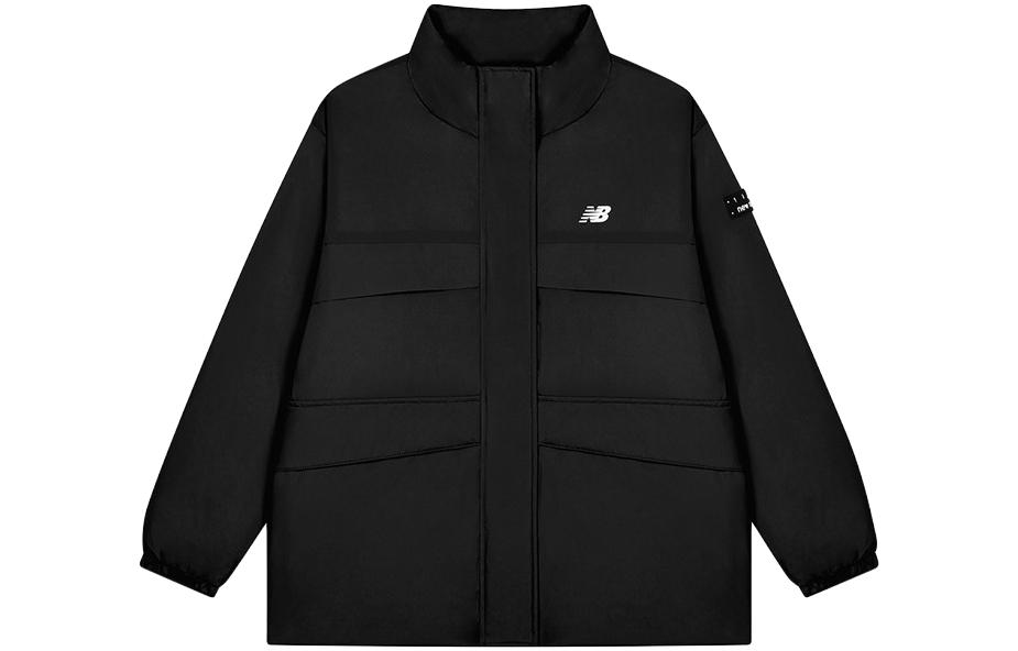 New Balance Down Jackets Women s Black Stand Collar Moderate Other AWJ33329-BK XXL