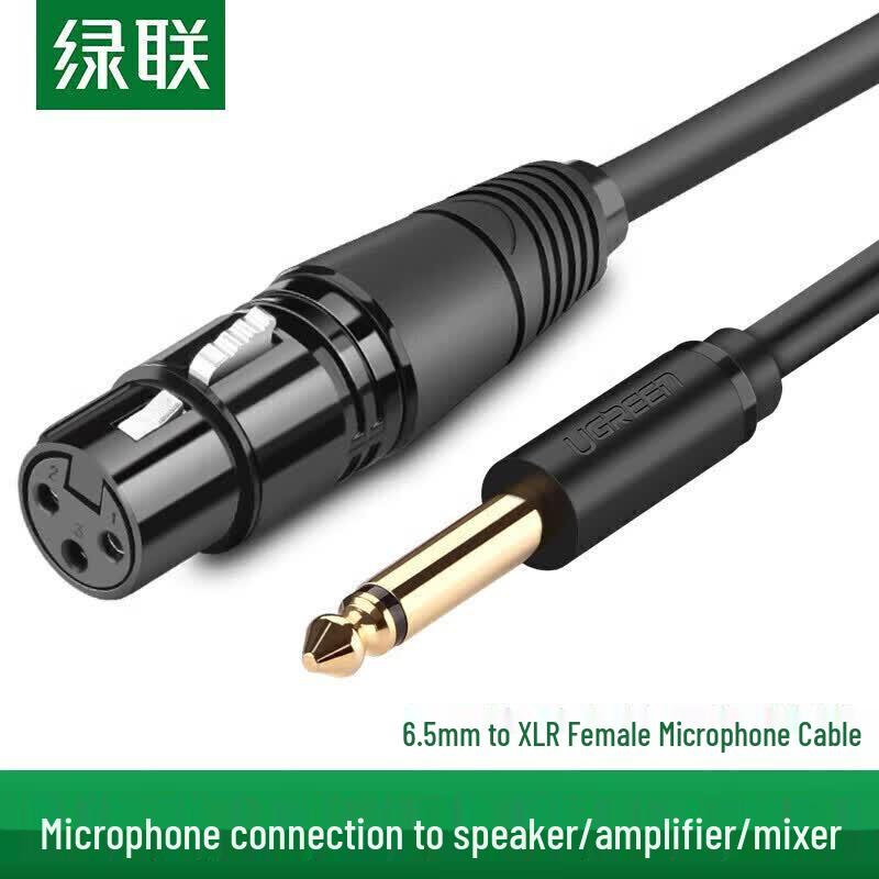 UGREEN AV131 6.5mm/6.35mm Male to XLR Female Audio Cable
