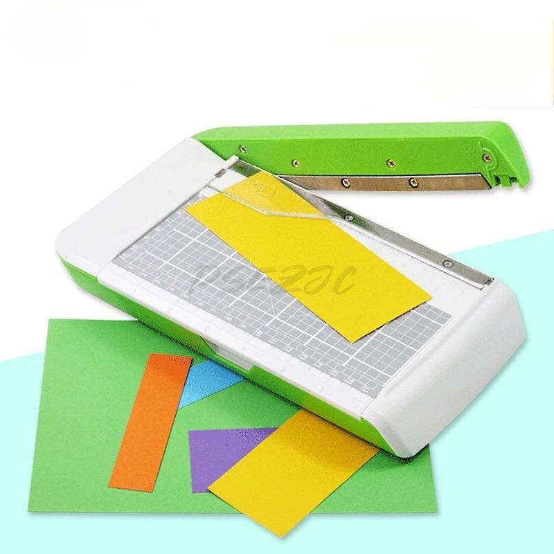 Small Office Portable Paper Cutter Manual Paper Cutter Photo Mini Cutter ABS Plastic+stainless Steel