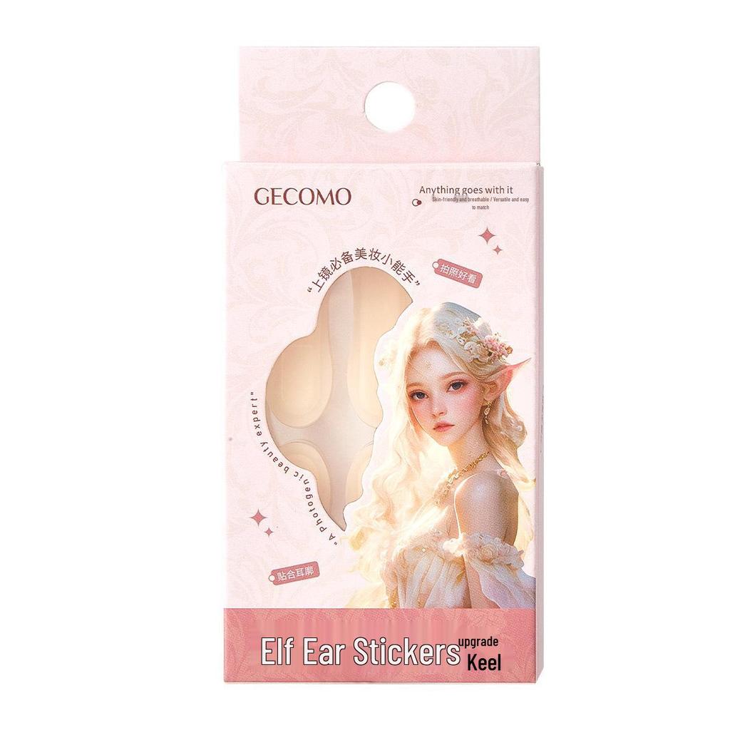 GECOMO Invisible Elf Ear Patches: Comfortable & Waterproof, Enhance Photos & Contour Face, Shaping Support for Women's Beauty.