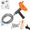 Pipe Cleaner Wire 10m A Wire Brush for Cleaning Drainpipes and Easy To Clears Clogs In and Screw Rotation Mechanism for Easy Set Drains. Use. Drains,