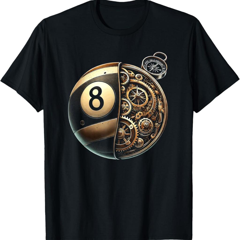 8-Ball-Pool Billardspieler T-Shirt
