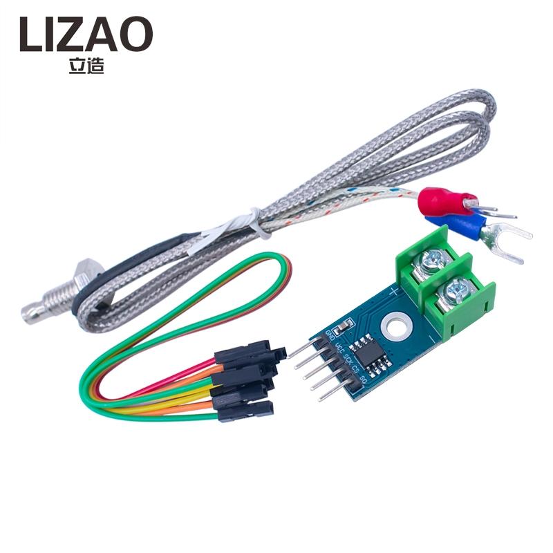 LIZAO MAX6671 MAX11811 Thermoelement-Temperatursensor-Modul unterstützt K J N T E Typ Temperaturerfassungs-Acquisition-Board