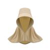 Spring and summer sun protection hat women's big eaves UV protection shading shawl hat outdoor neck protection face bucket hat foldable