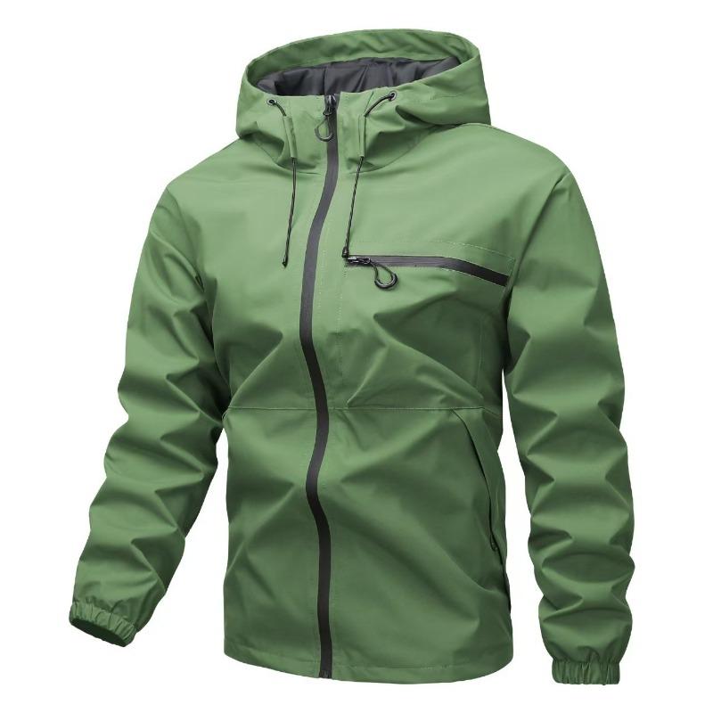 American Street Style Waterproof Hooded Casual Sports Jacket