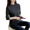 Autumn and Winter Clothing Base Knitted Sweater Long Sleeved Loose Top Women Korean Version Round Neck Versatile Sweater Women
