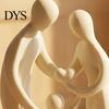 Modern Art Pieces for TV Cabinet 3D Printed Family of Three Figurine, Abstract Parent Child Bond Minimalist Home Ornaments Shelf Sculpture,