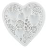 Love Heart Silicone Mold Rose Flower Fondant Molds Cake Decorating Tools Theme Cake Dessert Decorated Chocolate Candy Mold
