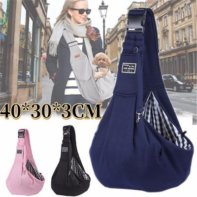 Bolsa de transporte para mascotas, para gatos, cachorros, para viajes al aire libre, para perros, bolso de hombro de algodón, bolso de mano tipo bandolera cómodo y sencillo