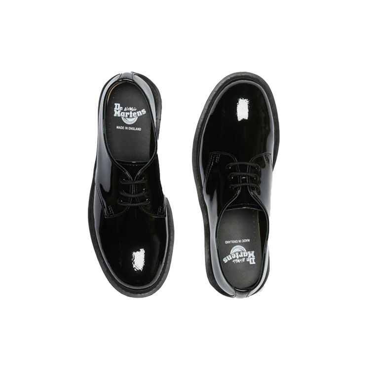 Dr. Martens 1461 Mono Leather Round Toe Lace-Up Low-Top Casual Shoes Unisex Casual Shoes Black 27137001