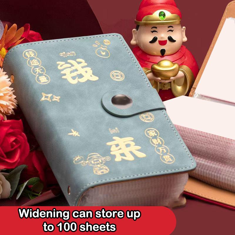 100 Envelopes Money Saving Challenge Get Rich Save Money Large Capacity Reusable Money Collection Book With Password Lock