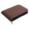 Faux Leather Brown 12 Pens Roller Pen Holder Fountain Pen Case Pen Container Bag Pens Zipper Case