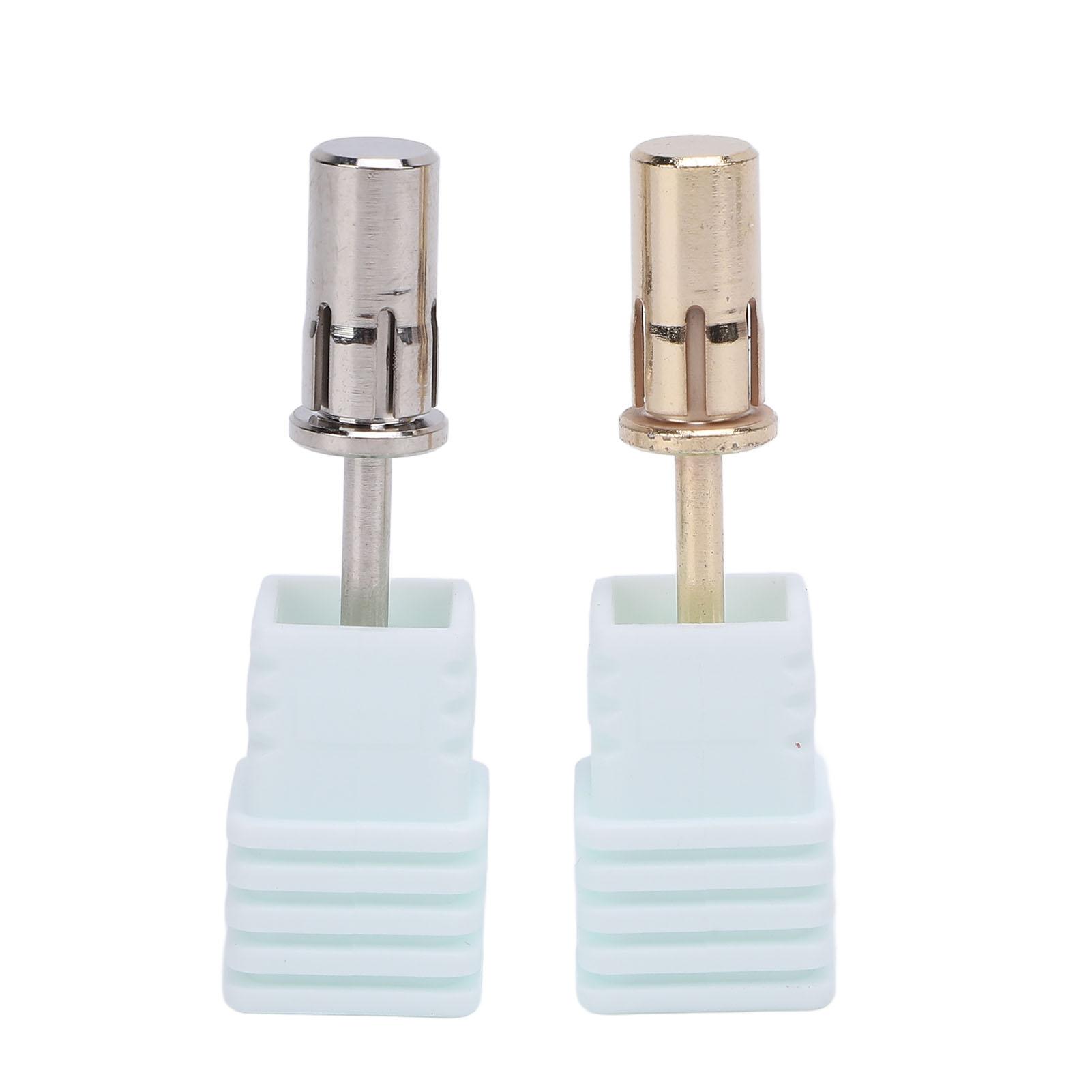 

2 шт. Насадка для ногтей для акриловых ногтей из вольфрамовой стали Профессиональный маникюрный педикюрный инструмент