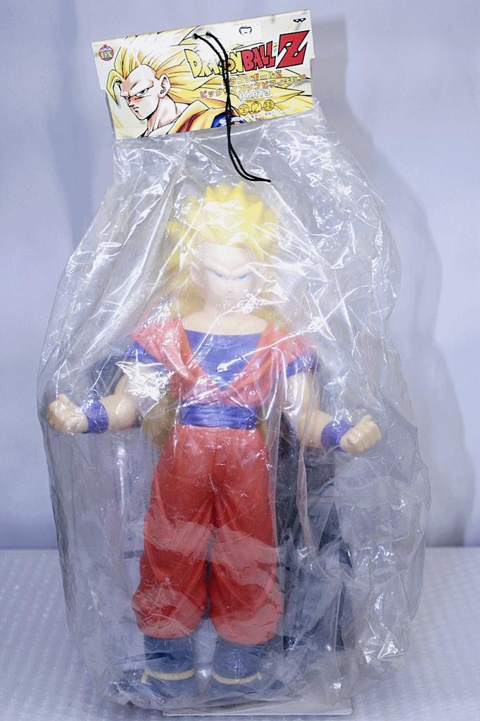 Dragon Ball Z Big Size Soft Vinyl Figure Son Goku Super Saiyan 3 Akira Toriyama