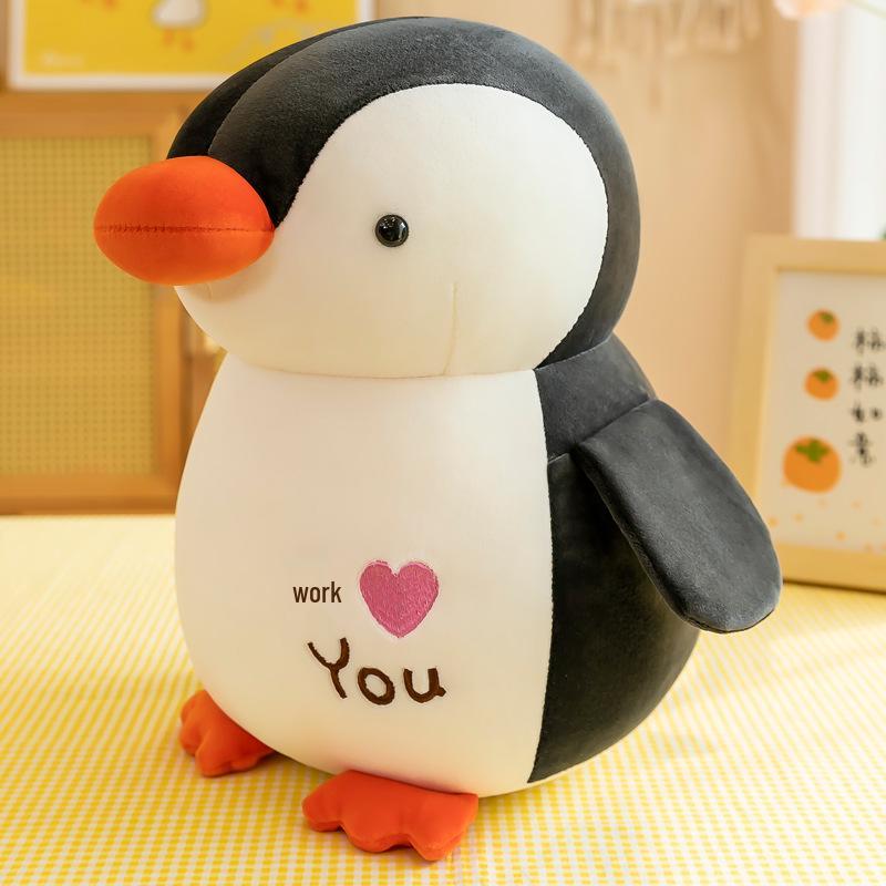 

Cute Penguin Plush Toy & Sleeping Pillow for Kids 22 cm, 0.16 kg