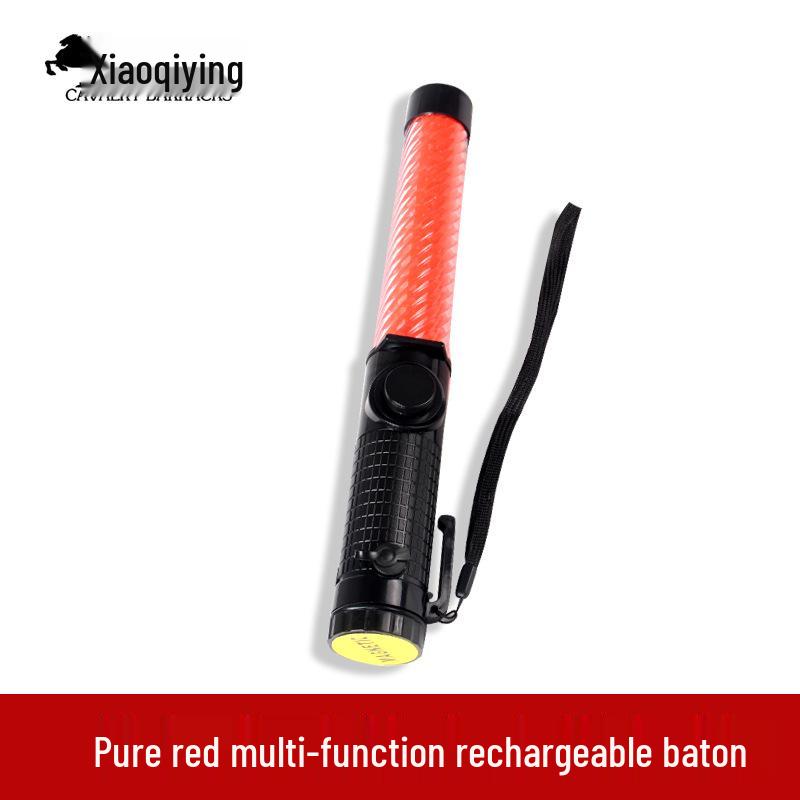 Dual-Color LED Rechargeable Traffic Baton and Concert Glow Stick