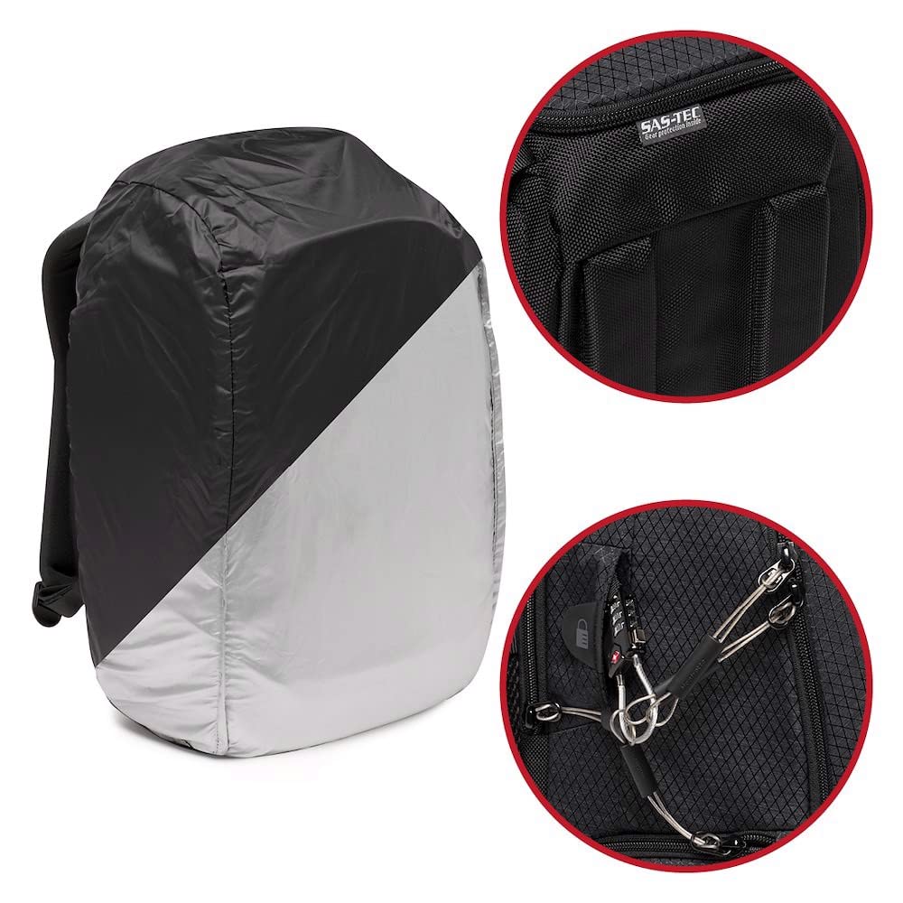 Camera Backpack PRO Light Backloader Backpack M Can Be Attached To a Can Store a Comes with a Rain Cover MB [Manfrotto] Tripod, 15-inch PC,