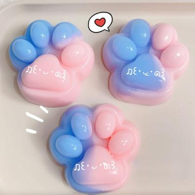 Kawaii Squishy Katzenpfote Weiches Gelee-Gefühl Knetspielzeug Anti-Stress-Gadget Neues Seltsames Stressabbau-Spielzeug Kinder Mädchen Schöne Geschenke
