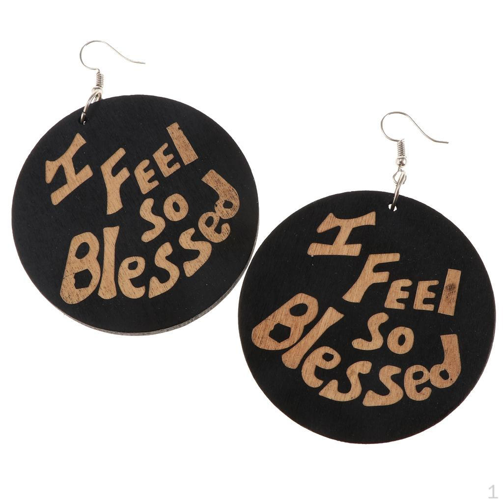

1 Pair Of Earrings Dangle Party Jewelry For Women - Gift I FEEL SO BLESSED