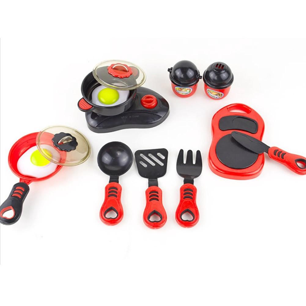 13pcs/set Children's Kitchen Play House Puzzle Toy Birthday Present Cooking Pretend Play Toy Gift Educational Toy