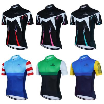 2022 New Mountain Bike Riding Clothes Summer Quick-drying Breathable Round Neck Cycling Shirt Road Bike Short-sleeved Top