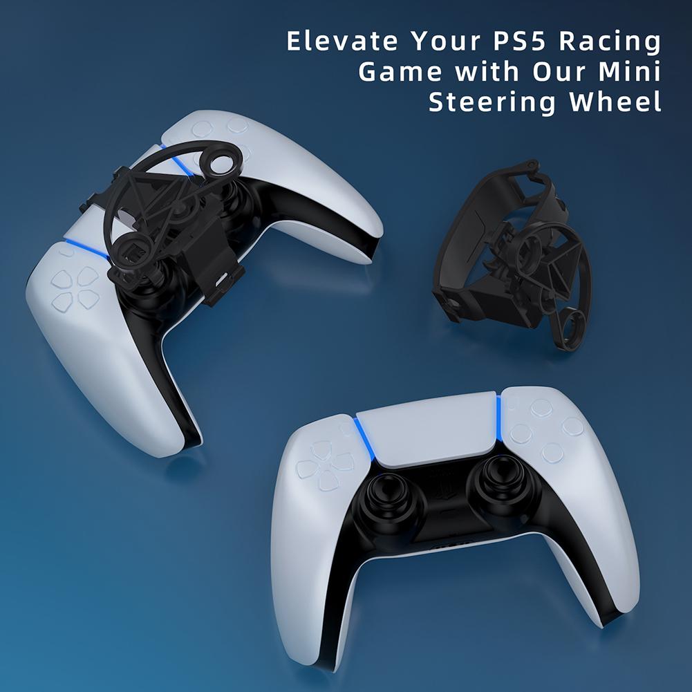 Mini Racing Wheel for PS5 Game Controller 3D Printing Racing Games Steering Wheel Replacement Auxiliary Replacement Accessories
