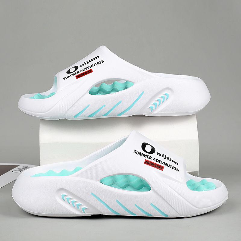 Летние модные мужские тапочки — фото 11