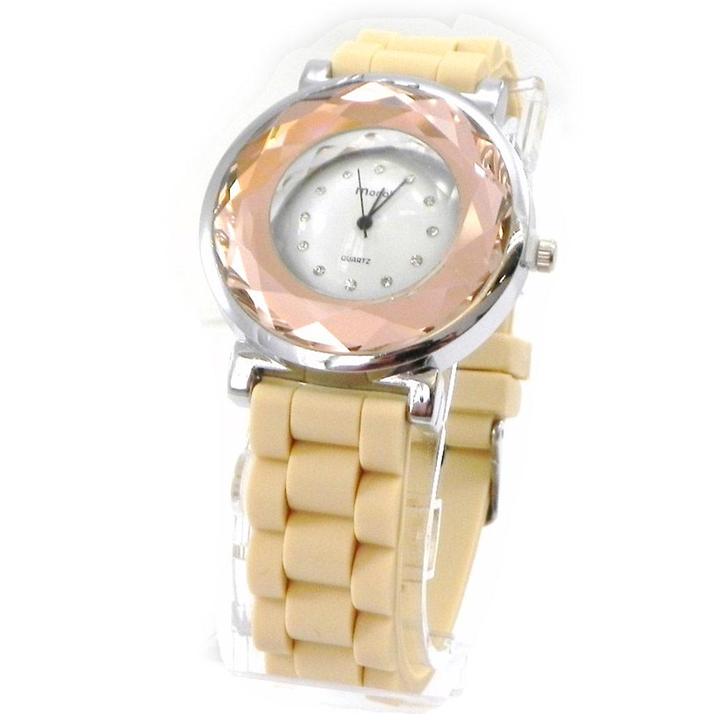 Les Trésors De Lily [I2737] - Montre Design 'Absolu' beige