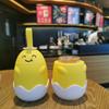 Cartoon Egg Pig Shaped Water Bottle With Rope Glass Liner Cute Kids Girls Drink Bottle 290ML