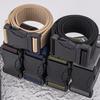 Cobra Buckle Men's Tactical Canvas Belt - Quick Release for Outdoor & Military Training