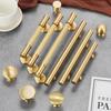 Modern Brass Solid Cabinet Handles Drawer Wardrobe Shoe Wine Cabinet Door Handle Knobs