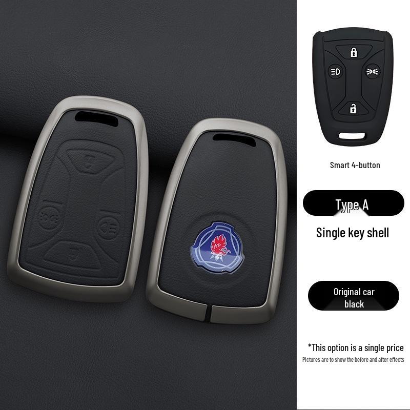 Scania Heavy Duty Truck Tractor Key Cover for R, G, P, S Series - Metal Shell Buckle Remote Control