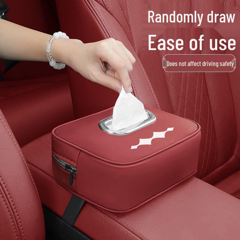BYD Fangbao 5 Leather Hanging Tissue Box for Car Interiors