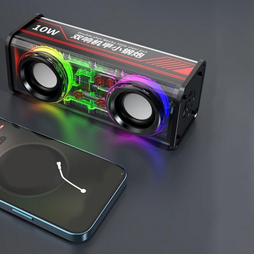 Double Bass Diaphragm Wireless Double Bass 1800mAh Battery Mini Party Loudspeaker Sports Events