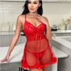 European Style Sexy Lace Lingerie Set with Nightgown, Pajamas, and Garter Belt