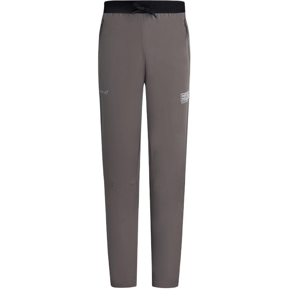 Emporio Armani Ea7 Solid Color Lace-Up Mid-Rise Straight Leg Casual Pants Men bottoms Brown 3RPP06-PNBPZ-1744 S