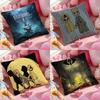 L-Little N-Nightmares Game Cushion Cover Pattern Printed Pillowcase for Living Room Sofa Cushion Cover & Bedroom Decor