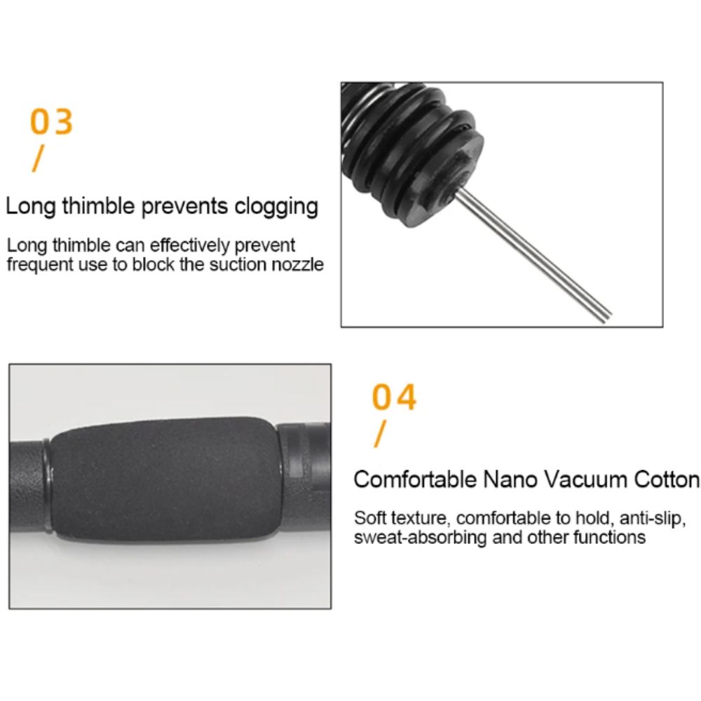 Aluminum Metal Soldering Sucker Hand Welding Desolder Tool Desoldering Pump  Component Removal