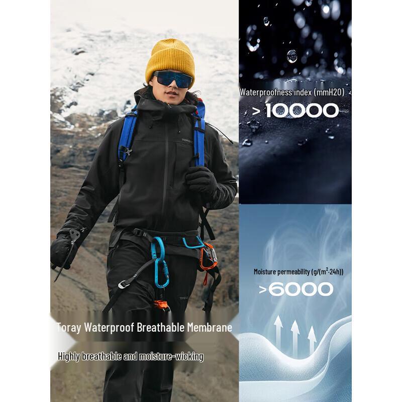 TOREAD Women's Waterproof Hiking Shell Jacket