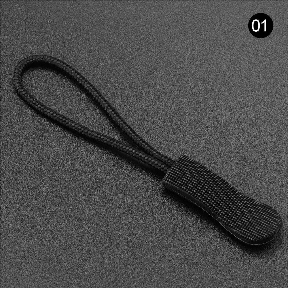 10Pcs Fixer Crafts Tag Apparel Sewing End Fit Zipper Buckle Zipper Puller Zipper Ropes Zip Cord