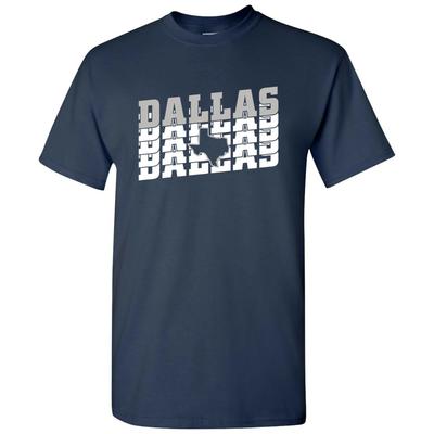 Dallas Retro Repeat - T-shirt da Tailgating Orgoglio Cittadino Squadra Sportiva